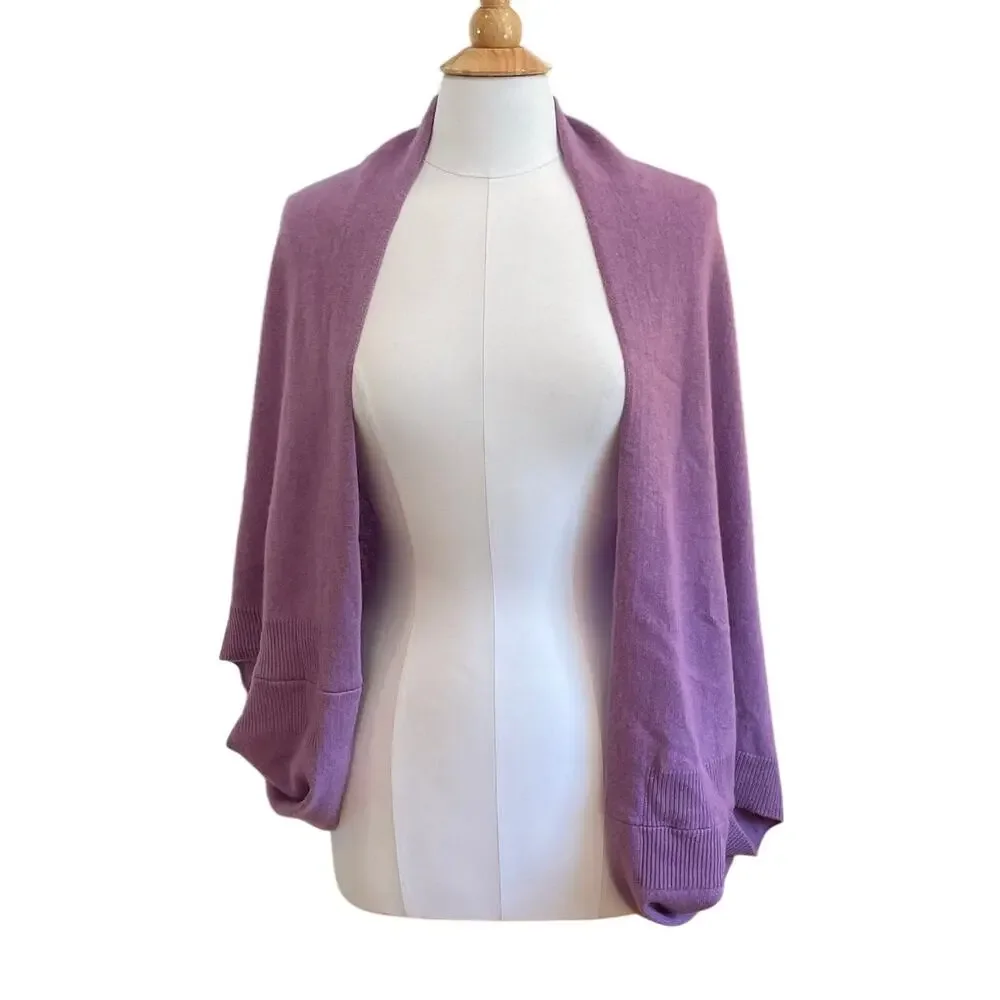 Ovcio Lavender Wearable Cashmere Wrap, Minimalist, Quiet Luxury, One Size